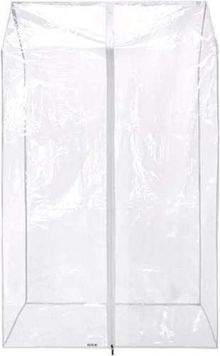 Vista 2 de HANGERWORLD - Funda para ropa de 3 pies para armario abierto, transparente a prueba de ducha, solo funda