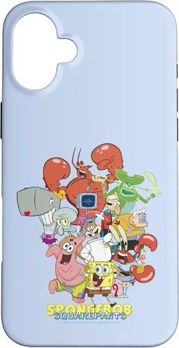 Vista 22 de Funda para iPhone 16 SpongeBob SquarePants Group Party Pose