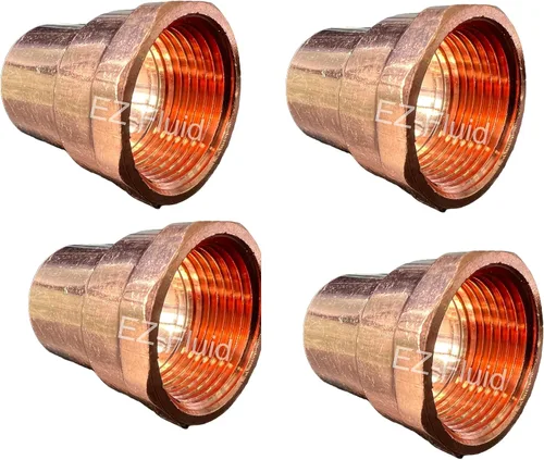 Vista 9 de EZ-FLUID Fontanería 1-1/4" C X FIP LF Adaptador hembra de cobre a presión, conexión de soldadura de sudor para residencial, comercial. (1 paquete)
