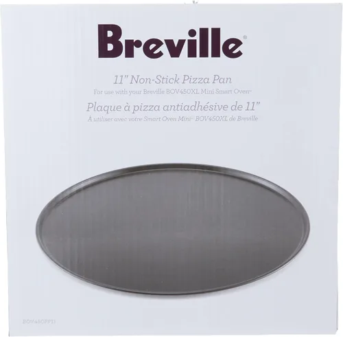 Vista 2 de Breville BOV450PP - Sartén para pizza compatible con mini horno inteligente BOV450, 11 pulgadas, color negro