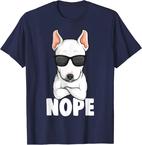 Vista 51 de Camiseta de perro Bull Terrier para niños y mujeres, Negro
