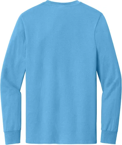 Vista 6 de Port & Company - Camiseta Esencial de Manga Larga Tall. PC61LST Azul acuático