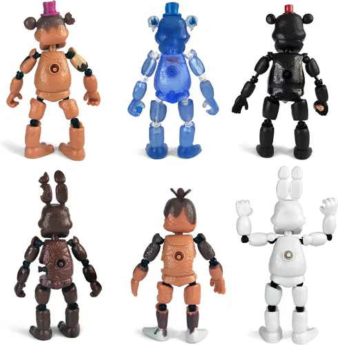Vista 2 de Toysvill Inspirado en Five Nights at Freddys Colección Chocolate Figuras de acción de Freddy's (FNAF) Juego de 6 piezas