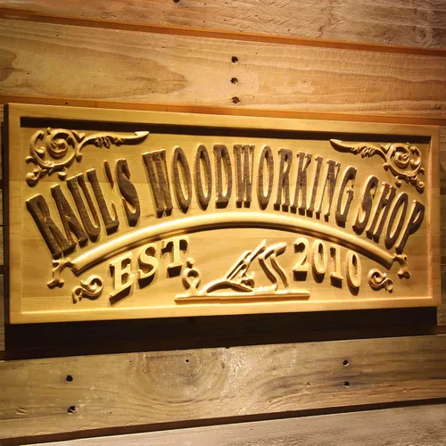 Vista 53 de ADVPRO wpa0031 - Letrero de madera personalizado con nombre de Lake House para decoración del hogar, boda, tamaño mediano, 18.25 x 7.25 pulgadas