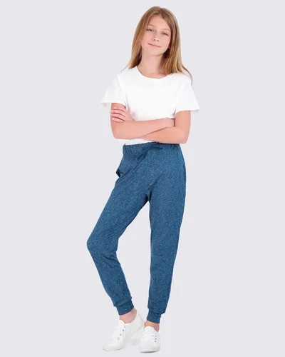 Vista 4 de Real Essentials Paquete de 3 pantalones deportivos suaves para niñas de 7 a 16 años