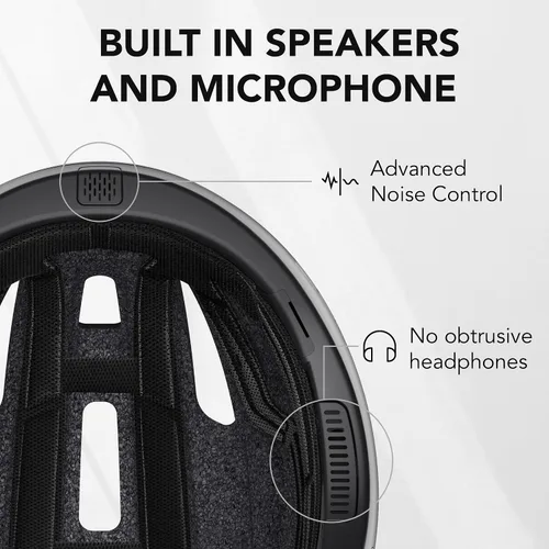 Vista 4 de Casco de comunicación inteligente Sena R1 / R1 EVO para ciclismo