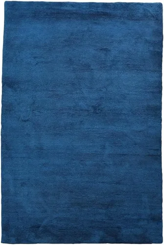Vista 81 de Alfombras de área de lana anudadas a mano en telar, ecológicas - 10'x10', cuadradas, color aguamarina, diseño liso sólido, alfombras de área gruesas
