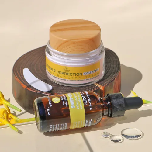 Vista 7 de Purifect Corrección de Arrugas Crema Ultra Booster de Colágeno para Mujeres y Hombres - Crema facial hidratante, apoyo antienvejecimiento, fortalece