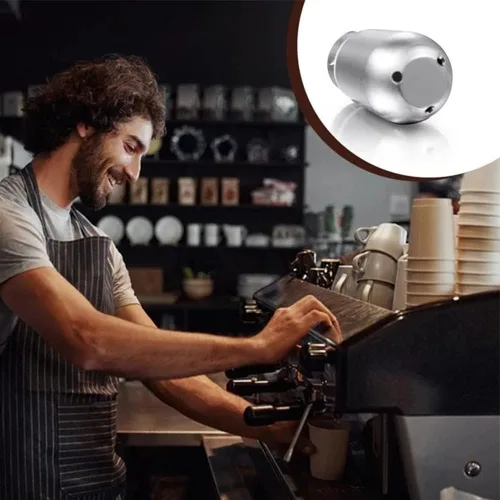 Vista 3 de Palumma Boquilla de vapor para máquina de café, boquilla de vapor de acero inoxidable 304 de 3/4 agujeros, boquilla de espuma de leche para máquina