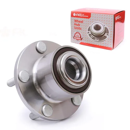 Vista 20 de FKG 513253 Conjunto de buje de cojinete de rueda delantera para A3 TT (Quattro), VW Tiguan Passat Jetta Golf CC EOS Beetle, brida de 4 pernos