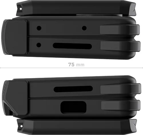 Vista 9 de Ghostek Exec - Funda tipo cartera para Galaxy Z Fold 4 con soporte magnético para tarjetas de crédito, protección de bisagra, carga inalámbrica