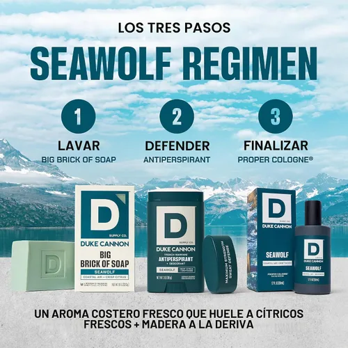 Vista 9 de Duke Cannon Proper Colonia Seawolf - 1.7 fl oz