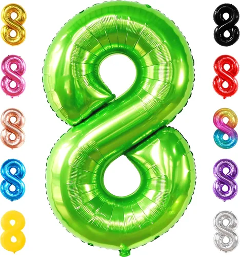Vista 830 de KatchOn Globo negro del número 1 de 40 pulgadas, globo de feliz cumpleaños Large Mylar Number One Balloon for 1st Birthday Decorations, Foil