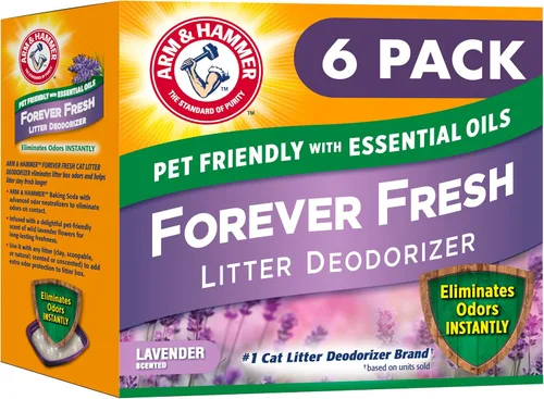 Vista 9 de ARM & HAMMER Desodorizador de arena para gatos Double Duty, 20 onzas, paquete de 6