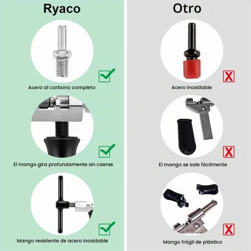 Vista 4 de Ryaco - Juego de herramientas de cadena para bicicleta, reparación de eslabones de cadenas, kit de herramientas profesionales