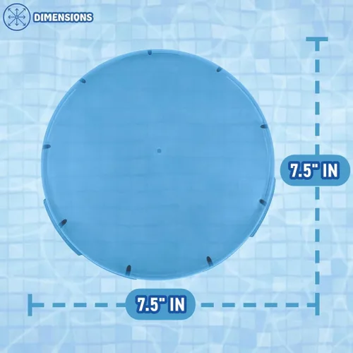 Vista 2 de Poolzilla Lente submarina incandescente azul para luz de piscina, compatible con Pentair Amerlite, 7.5 pulgadas