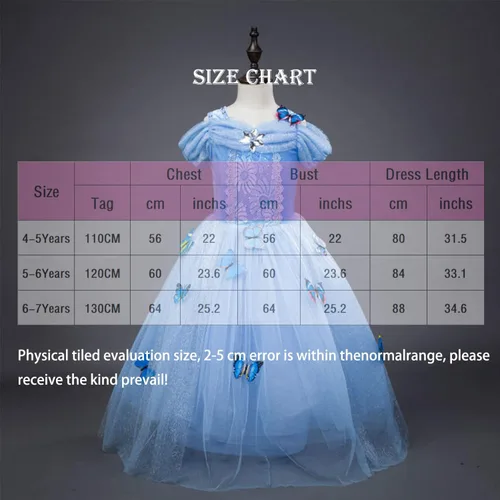 Vista 5 de QooGoo Disfraz de princesa para niñas con luz LED