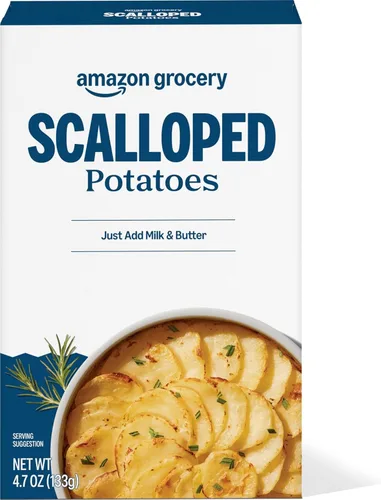 Vista 6 de Amazon Grocery, papas festoneadas, 4.7 onzas (anteriormente Amazon Fresh, el embalaje puede variar) (paquete de 3)