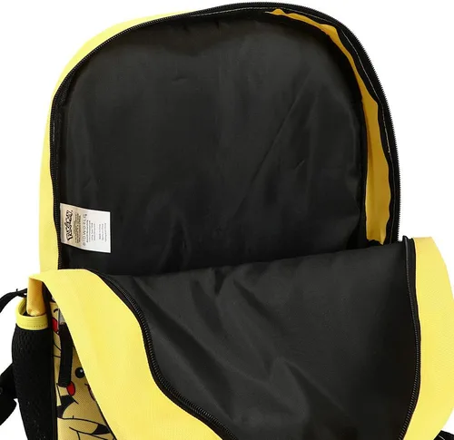 Vista 6 de Pokemon Pikachu Kids - Mochila con capucha de 16 pulgadas Amarillo