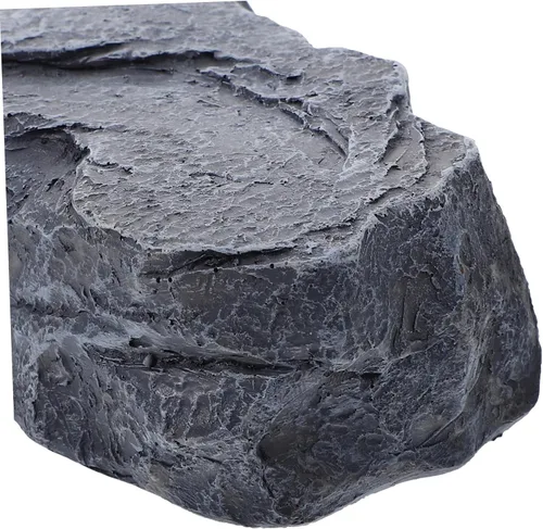 Vista 5 de Resin Stone Shape Key Hider Storage Box for Outdoor Garden Decor Unique Accent Piece, Blends Surroundings, Realistic Stone Look, Easy to Move