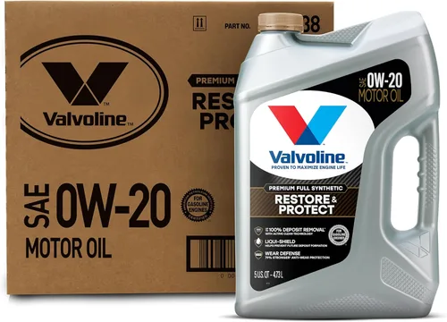 Vista 216 de Valvoline SynPower Full aceite sintético para motor, 1 Cuarto de galón, Ambar