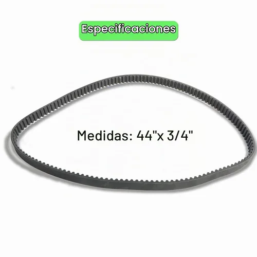 Vista 2 de 120-3335 Correa de repuesto para cortacésped Toro Timemaster de 30 pulgadas, correa de distribución de repuesto de cubierta de 44 x 3/4 pulgadas