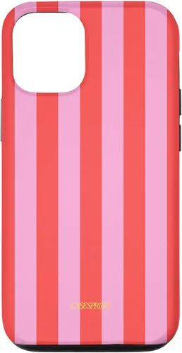 Vista 28 de Funda de rayas rojas rosas para iPhone 17