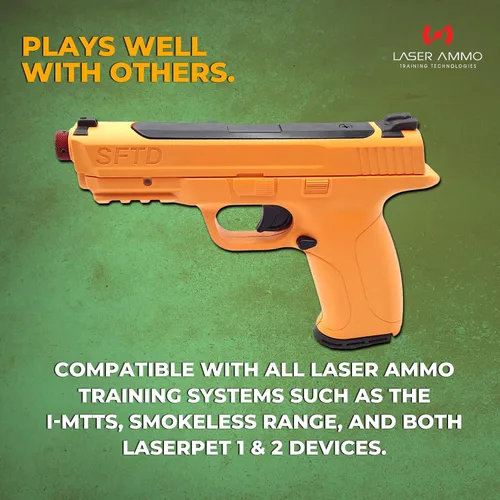 Vista 5 de Pistola de entrenamiento láser avanzada con láser de entrenamiento rojo o invisible (Clase I, 3.5 mW) Elija la opción a continuación - Pistola