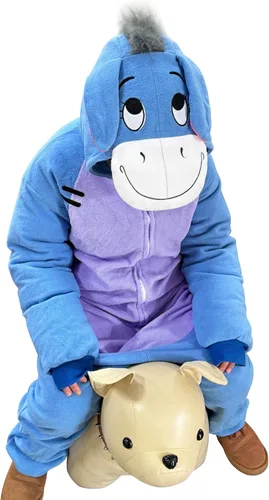 Vista 3 de NAITOKE Pijama de animal para adultos, disfraz de Halloween, cosplay