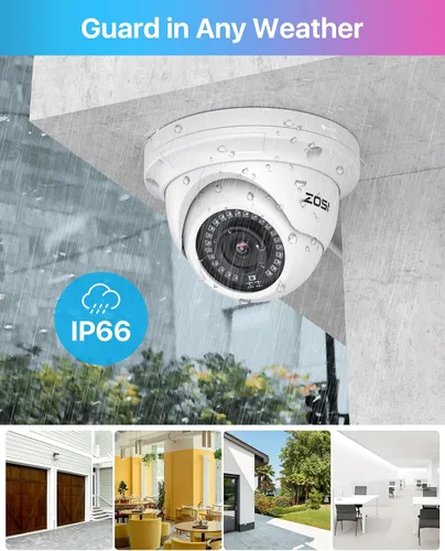 Vista 5 de ZOSI - Sistema de cámaras de seguridad 4K Ultra HD