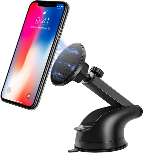 Vista 8 de HZEL Soporte Magnético para Teléfono de Coche, Montaje de Teléfono Celular para Parabrisas y Tablero del Vehículo, Ventosa Manos Libres Accesorios