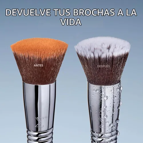 Vista 3 de Sigma Beauty Sigmagic Brushampoo - Limpiador líquido de brochas de maquillaje, solución limpiadora de brochas de maquillaje de grado profesional