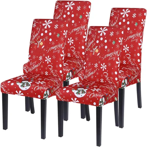 Vista 17 de SearchI Juego de 2 fundas elásticas para sillas Parsons de comedor, fundas elásticas con estampado de elastano, extraíbles, lavables, fundas