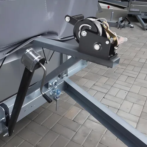 Vista 8 de VEVOR Cabrestante de mano, capacidad de tracción de 800 libras, manivela de cuerda resistente con cable de alambre de acero de 33 pies y trinquete