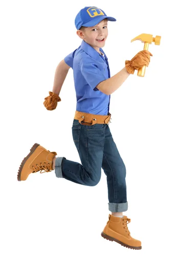 Vista 2 de Disfraz de Fix It Felix para niño de Disney Wreck It Ralph Multicolor