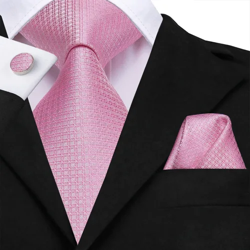 Vista 47 de Dubulle Corbata tejida de cachemira para hombre y gemelos de pañuelo para hombre, conjunto de gemelos para boda formal y negocios