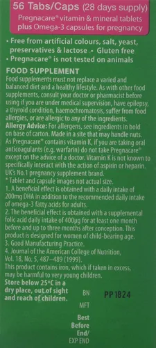 Vista 2 de Vitabiotics Pregnacare Plus 56Tabs/C (paquete de 2)