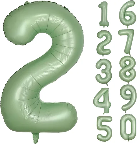 Vista 270 de Globos gigantes de helio de aluminio de 40 pulgadas, color negro, globos digitales grandes del número 0 para decoración de fiesta de cumpleaños