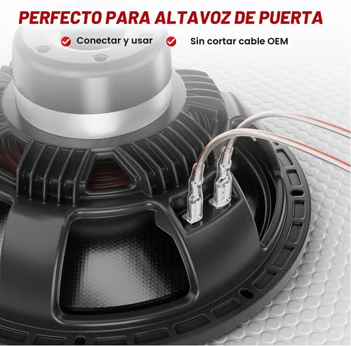 Vista 5 de RED WOLF Conector de arnés de cableado de altavoz de automóvil compatible con GMC Sierra Chevrolet Silverado Buick Enclave Cadillac Escalade Mount