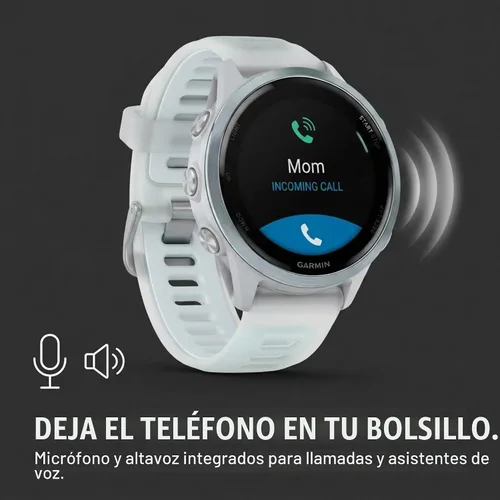 Vista 3 de Garmin Forerunner 570 1.654 in Advanced GPS Running & Triathlon Smartwatch AMOLED Display Training & Recovery Cloud Blue Aluminium w/Translucent