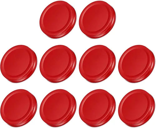 Vista 7 de uxcell Tapas para tarros de conserva, 2.76 pulgadas, boca regular, tapas de placa de hojalata a prueba de fugas para conservas de cocina