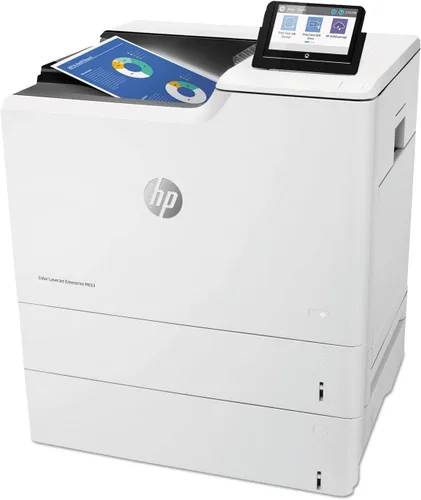 Vista 2 de HP Color LaserJet Enterprise M653x, Color blanco