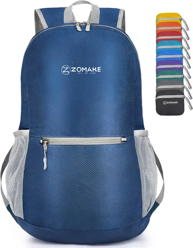 Vista 30 de ZOMAKE Mochila ligera y plegable, pequeña mochila de viaje