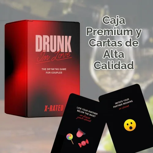 Vista 5 de Drunk in Love Juego de cartas para beber para parejas, divertidos juegos de citas íntimas para parejas, juegos para parejas para adultos, 50