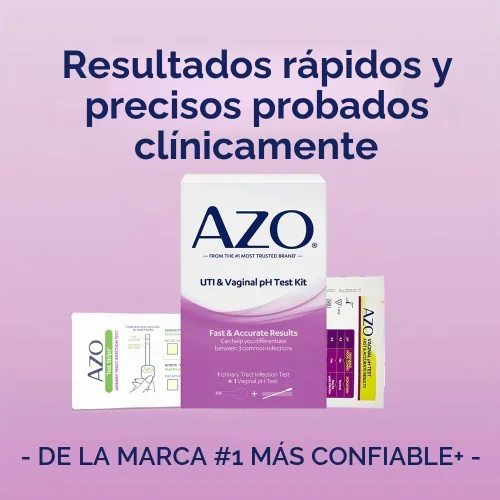 Vista 6 de AZO Kit de prueba de probiótico urinario y vaginal de doble protección + ITU y pH vaginal (30 unidades)