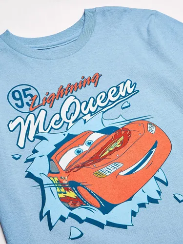 Vista 2 de Disney Camiseta de manga corta para niños pequeños, Azulclaro
