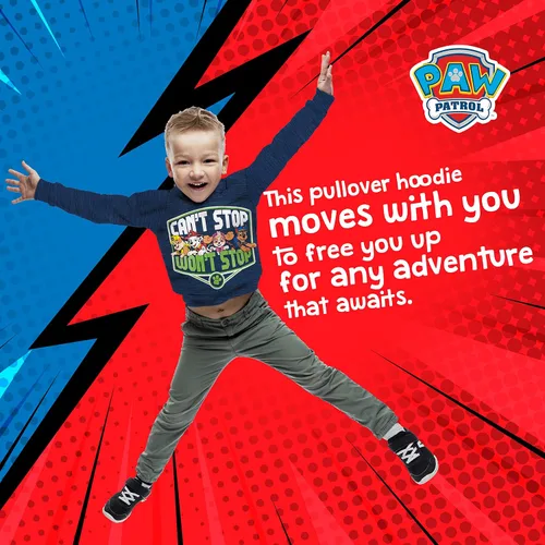 Vista 3 de Paw Patrol 2 Pack Soft Fleece Hoodies for Boys, Lightweight Graphic Pullover Sweatshirts