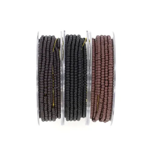 Vista 11 de 1000 cuentas precargadas de nano-cuentas forradas de silicona de 0.118 pulgadas para extensiones de cabello, extensiones de cabello humano