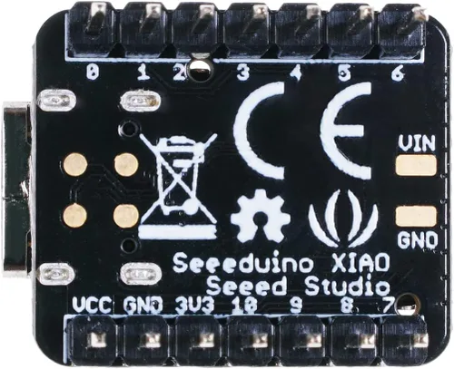 Vista 3 de Seeed Studio XIAO SAMD21 (pre-soldado) El microcontrolador Arduino más pequeño basado en SAMD21 con interfaces ricas, 100% compatible con Arduino