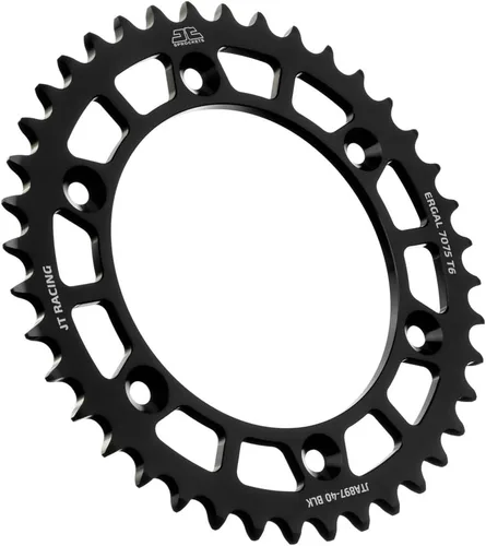Vista 35 de JT Sprockets JTA897.38BLK - Piñón trasero de aluminio anodizado 7075 T6, color negro